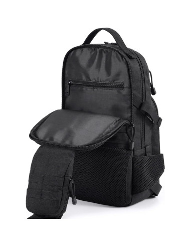 Mochila Bandolera Táctica G4Free 34x20x13cm Negra