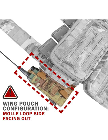 Chaleco Táctico ACETAC S.O.P. MultiCam con Bolsillos