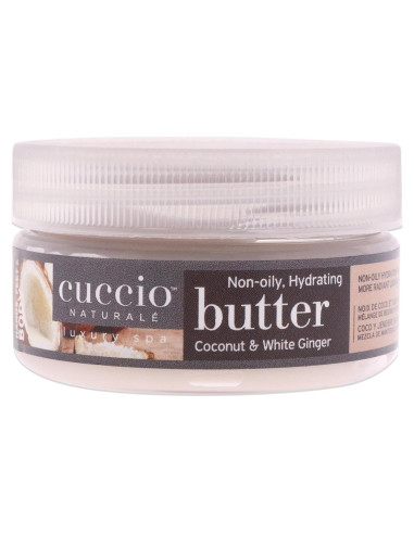Crema Corporal Cuccio Naturale 42.52 g Coco y Jengibre Blanco