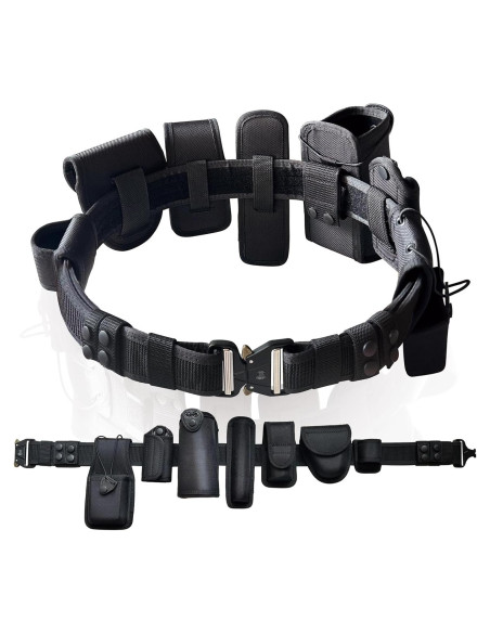 Cinturón Táctico BittPicc 8 en 1 Ajustable Nylon Negro Cinturón Táctico BittPicc 8 en 1 Ajustable Nylon Negro