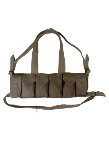 Chest Rig Warreplica Caqui 6 Bolsillos para Granadas