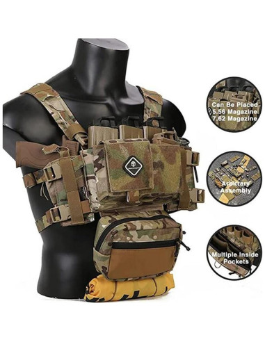 Chaleco Táctico EMERSONGEAR MK3 Modular Ajustable