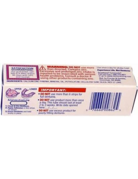 Crema Adhesiva para Dentaduras Fixodent Original 8 Piezas Crema Adhesiva para Dentaduras Fixodent Original 8 Piezas