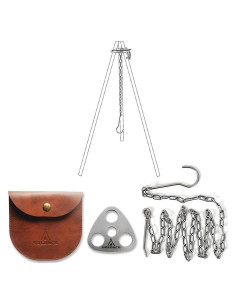 Set de Camping GOLDACE - Utensilios de Cocina Inoxidable