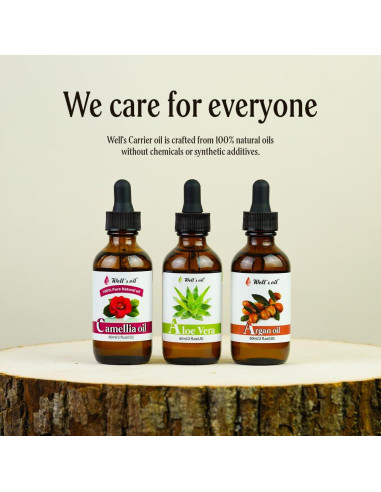 Aceite de Camelia 100% Puro Well's 60ml - Hidratante Antienvejecimiento