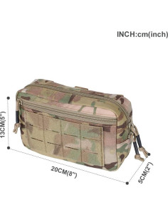 Bolsa Táctica Molle EXCELENTE ELITE SPANKER Nylon 12,7x5,1x20,3cm 2
