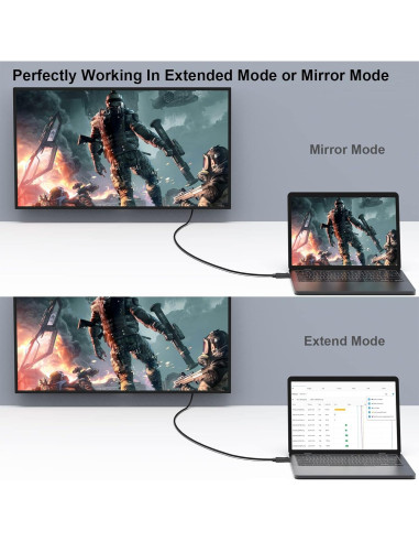 Cable DisplayPort a HDMI AVACON 1.83m Unidireccional 4K