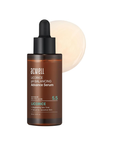 Suero Facial Acwell Regaliz 30 ml - Hidratante y Equilibrante pH