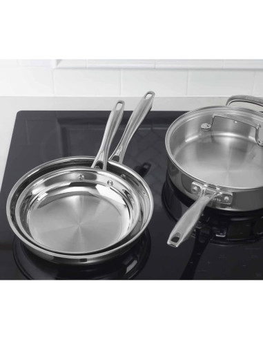 Juego de Ollas Cuisinart TPS-10, 10 Piezas Acero Inoxidable