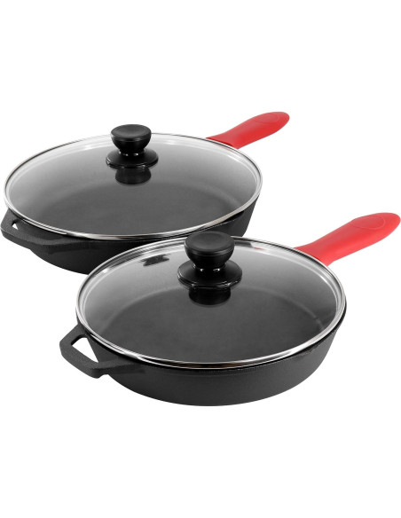 Juego de Sartenes de Hierro Fundido Megachef 13 Piezas Juego de Sartenes de Hierro Fundido Megachef 13 Piezas