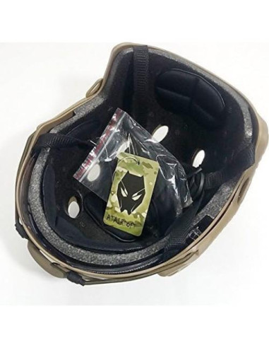 Casco Táctico Multifuncional ATAIRSOFT DE con Gafas y Visera