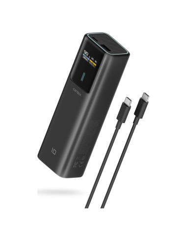 Batería Externa CUKTECH 100W 10000mAh USB-C Pantalla TFT