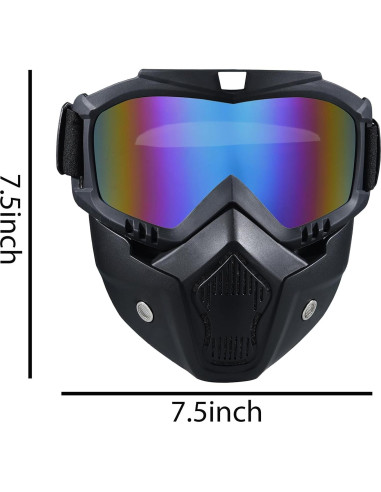 Máscara de Casco Táctico BROYEUR Ajustable para Airsoft