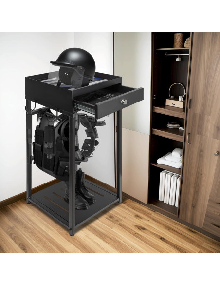 Soporte de Equipo Policial Neoaider 106,68x45,72cm Negro Soporte de Equipo Policial Neoaider 106,68x45,72cm Negro