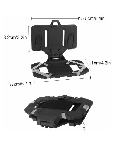 Soporte Táctico Plegable Wenyrich para Smartphone Negro