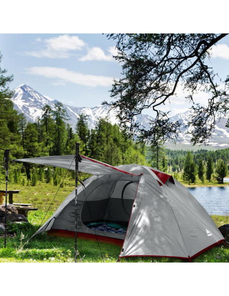 Carpa Camping Forceatt 2 Personas Domo Impermeable 220x130x110cm Carpa Camping Forceatt 2 Personas Domo Impermeable 220x130x110cm