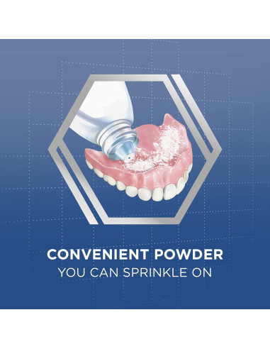 Super Poligrip Adhesivo en Polvo para Dentaduras - Pack 6