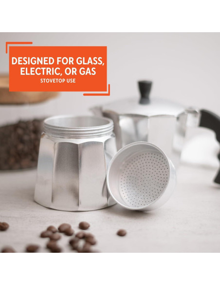 Cafetera Espresso IMUSA de Aluminio 3 Tazas Plata Cafetera Espresso IMUSA de Aluminio 3 Tazas Plata