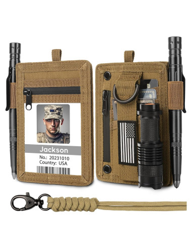 Portador de Identificación TALONITE Nylon 900D RFID Marrón