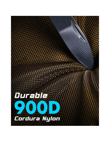 Portador de Identificación TALONITE Nylon 900D RFID Marrón