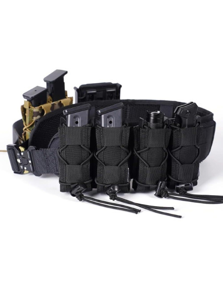 Funda Doble Cargador 9mm Hbskyan Nylon Táctica MOLLE Funda Doble Cargador 9mm Hbskyan Nylon Táctica MOLLE