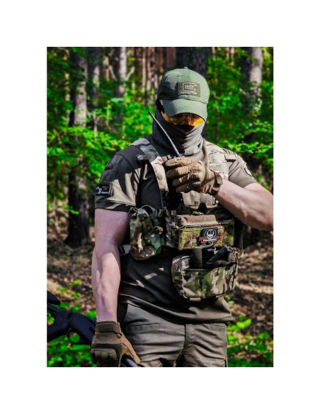 Chaleco Táctico YAKEDA Mini Rig Ajustable Verde Ejército Chaleco Táctico YAKEDA Mini Rig Ajustable Verde Ejército