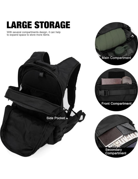 Mochila Táctica Mardingtop 35L para Camping y Senderismo Mochila Táctica Mardingtop 35L para Camping y Senderismo