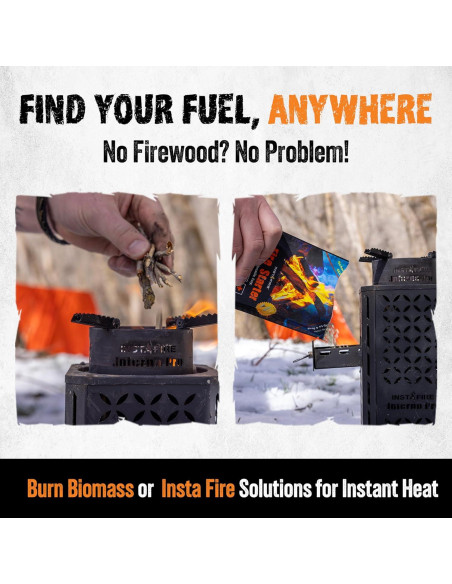 Estufa de Biomasa InstaFire Inferno Pro 1.22 kg Compacta Estufa de Biomasa InstaFire Inferno Pro 1.22 kg Compacta