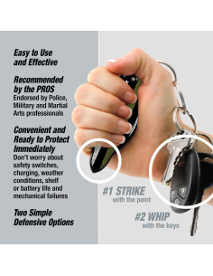 MUNIO Kit de Defensa Personal - Kubotan Legal y Portátil 2
