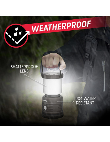 Linterna LED de Camping Energizer 1500 Lúmenes Resistente al Agua