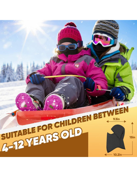 Máscara Balaclava Ameceres para Niños Climas Fríos Máscara Balaclava Ameceres para Niños Climas Fríos