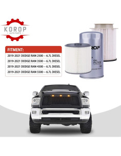 Juego de Filtro de Combustible KOROP para Dodge Ram 6.7L 2019-2022 2