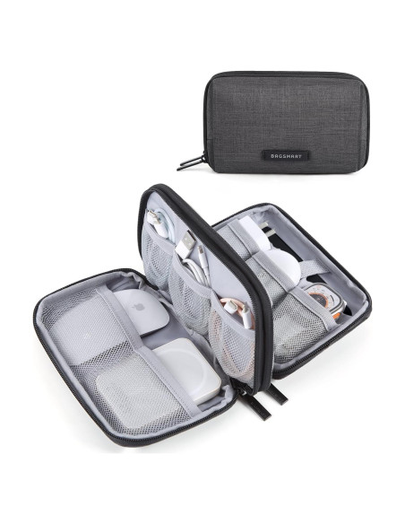 Organizador Electrónico de Viaje BAGSMART Negro 21x13 cm Organizador Electrónico de Viaje BAGSMART Negro 21x13 cm