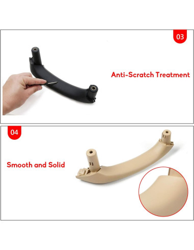 Tirador de Puerta Jaronx para BMW X3/X4 Derecho Beige
