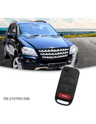 Funda de Llave ACROPIX para Mercedes-Benz ML320 4 Botones