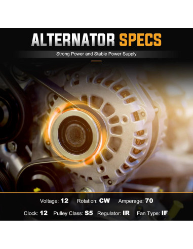 Alternador ILONPA para Toyota 4Runner Tacoma 2.7L 12V