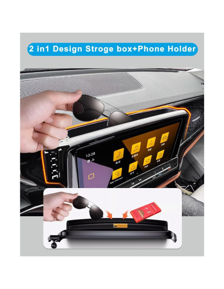 Soporte para Teléfono de Coche KEPHTH 8 Pulgadas Ajustable Soporte para Teléfono de Coche KEPHTH 8 Pulgadas Ajustable