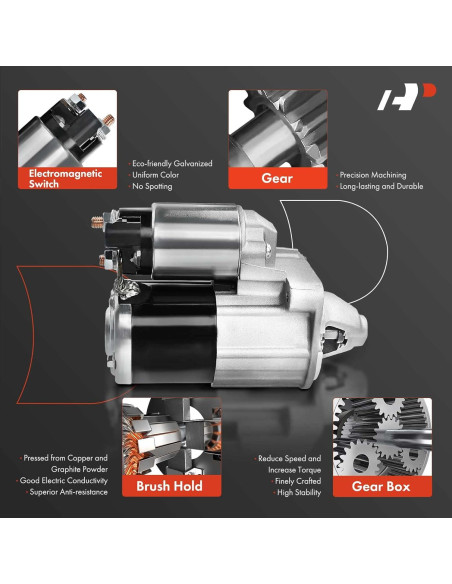Motor de Arranque A-Premium para Dodge Dart y Fiat 500 Motor de Arranque A-Premium para Dodge Dart y Fiat 500