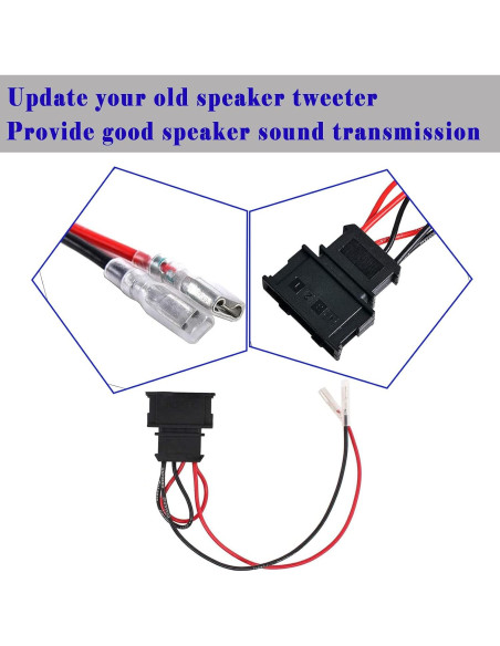 Adaptador de Arnés de Altavoz Danbojit para VW Jetta 2006-2010 Adaptador de Arnés de Altavoz Danbojit para VW Jetta 2006-2010
