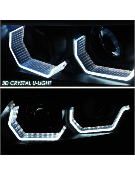 Faro LED DNA MOTORING HL-3D-E9005 Carcasa Negra 35W Faro LED DNA MOTORING HL-3D-E9005 Carcasa Negra 35W