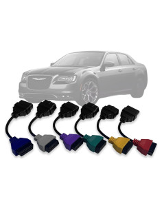 Cable OBD2 VZG para Fiat ECUScan, Adaptador Diagnóstico