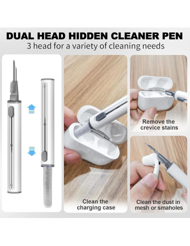 Puntas de oído Linsaner para AirPods Pro 4 pares + kit limpieza