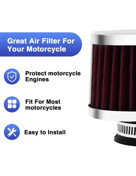 Filtro de Aire ZSDTRP 38MM 2PCS para Motocicleta ATV Filtro de Aire ZSDTRP 38MM 2PCS para Motocicleta ATV