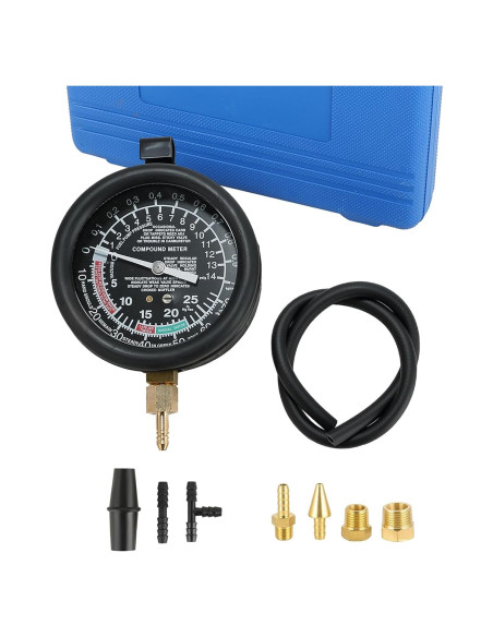 Kit Medidor de Vacío y Bomba de Combustible DASBET 10 PSI Kit Medidor de Vacío y Bomba de Combustible DASBET 10 PSI