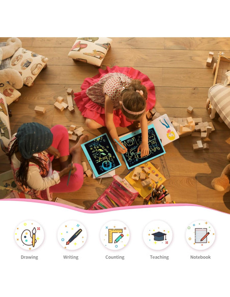 Tableta de Dibujo LCD ERUW 38.1 cm Colorido para Niños Tableta de Dibujo LCD ERUW 38.1 cm Colorido para Niños