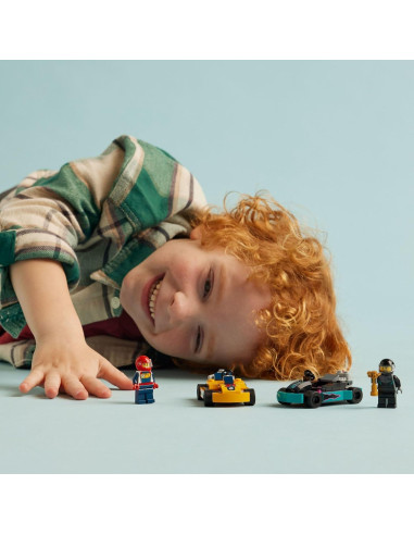LEGO City Karts Set de Carreras con 2 Minifiguras