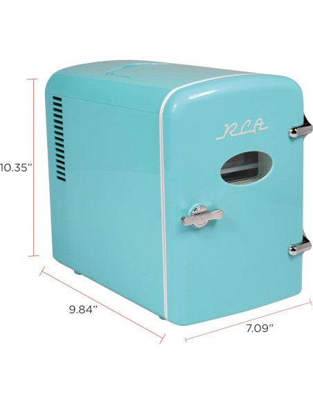 Mini Refrigerador RCA ACMIS129-BLUE 6 Latas 3.96 L Azul Mini Refrigerador RCA ACMIS129-BLUE 6 Latas 3.96 L Azul