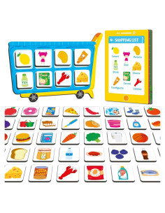 Juego de Lista de Compras Magnética SpriteGru - Juguete Educativo 3+