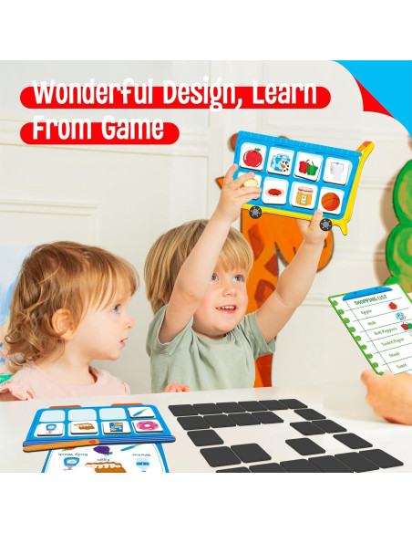 Juego de Lista de Compras Magnética SpriteGru - Juguete Educativo 3+ Juego de Lista de Compras Magnética SpriteGru - Juguete Educativo 3+