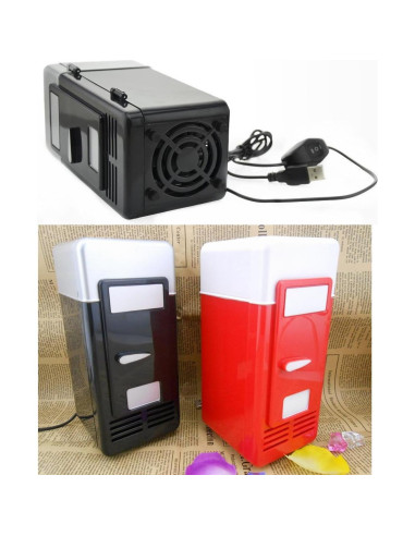 Mini Nevera USB ThreeH H-UF05 Enfriador de Bebidas 8x8 cm